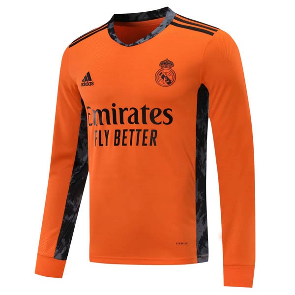 Camiseta Real Madrid 2ª ML 2020/21 Naranja